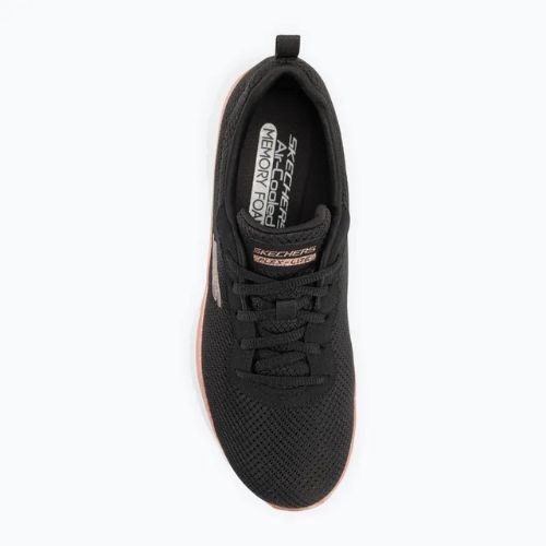 Dámska tréningová obuv SKECHERS Flex Appeal 4.0 Brilliant View black/rose gold