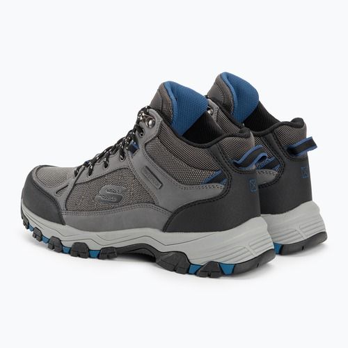 SKECHERS Selmen Melano sivá pánska treková obuv
