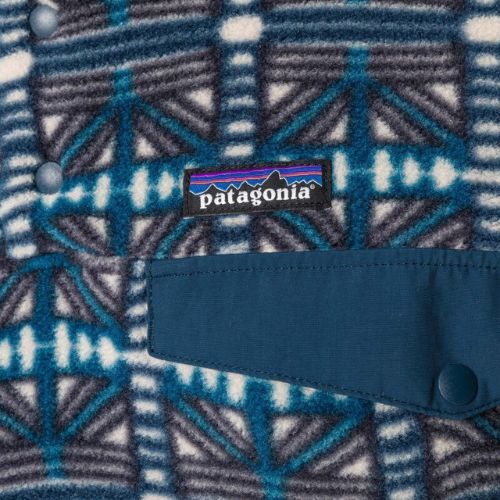 Pánska mikina Patagonia LW Synch Snap-T P/O snow beam/dark natural fleece