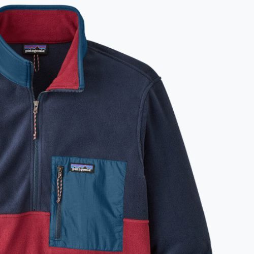 Pánska fleecová mikina Patagonia Microdini 1/2 Zip P/O wax red