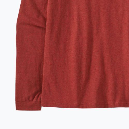 Dámske trekingové tričko Patagonia P-6 Logo Responsibili-Tee LS burl red
