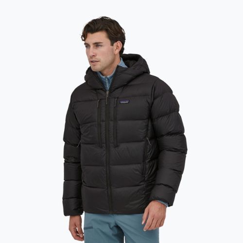 Pánska mikina Patagonia Fitz Roy Down Hoody black