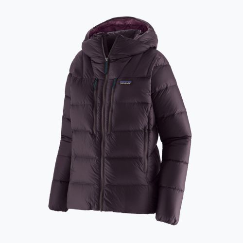 Dámska bunda Patagonia Fitz Roy Down Hoody obsidian plum