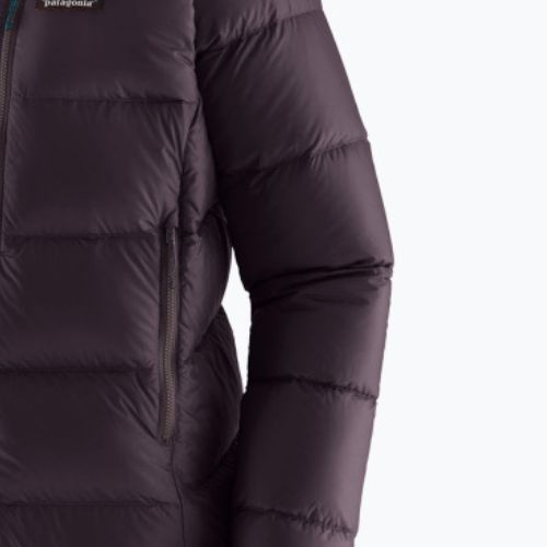 Dámska bunda Patagonia Fitz Roy Down Hoody obsidian plum