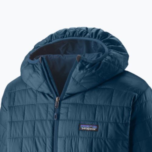 Pánska zateplená bunda Patagonia Nano Puff Hoody lagom blue