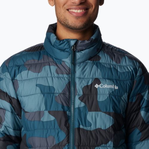 Columbia Powder Lite metal mod camo print pánska páperová bunda