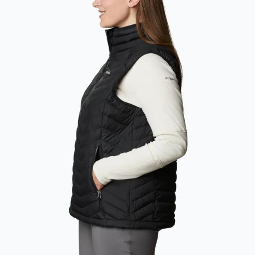 Dámske trekingové tričko bez rukávov Columbia Powder Lite black
