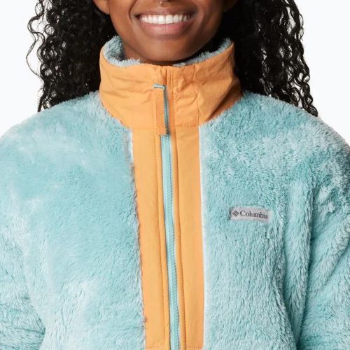 Columbia Boundless Discovery Sherpa dámska treková mikina aqua haze/sunset peach