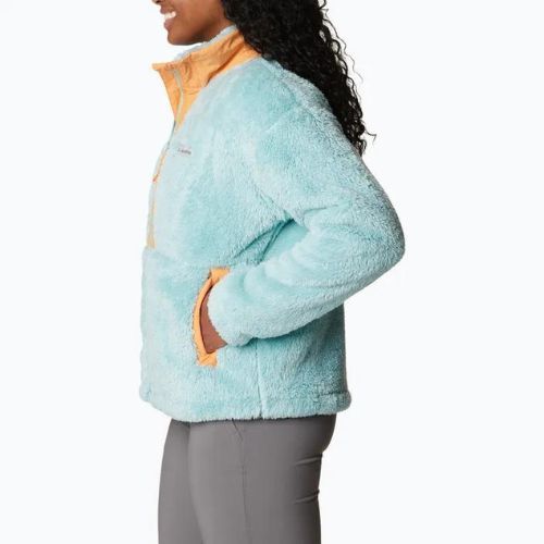 Columbia Boundless Discovery Sherpa dámska treková mikina aqua haze/sunset peach