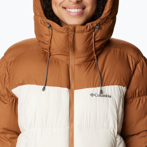 Columbia Pike Lake Insulated II dámska páperová bunda camel brown/chalk