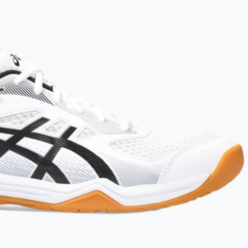Pánska squashová obuv ASICS Upcourt 5 white / safety yellow