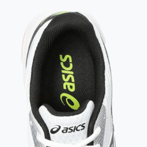 Pánska squashová obuv ASICS Upcourt 5 white / safety yellow