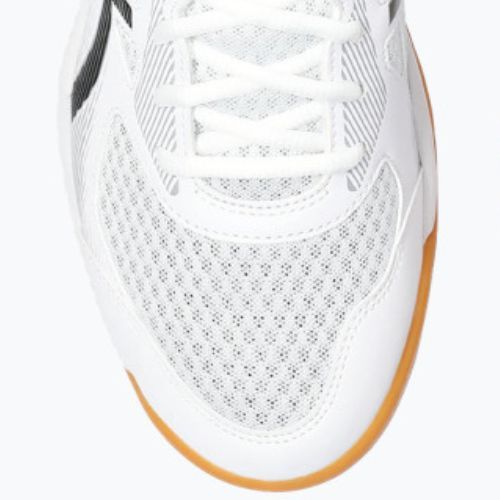 Pánska squashová obuv ASICS Upcourt 5 white / safety yellow