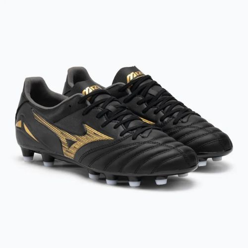 Pánske kopačky Mizuno Morelia Neo IV Pro MD black/gold/black