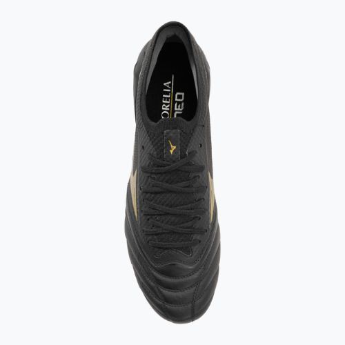Mizuno Morelia Neo IV Beta Elite MD pánske kopačky black/gold/black
