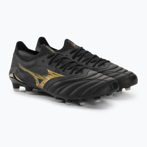 Mizuno Morelia Neo IV Beta Elite MD pánske kopačky black/gold/black