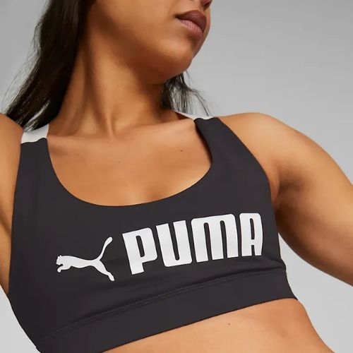 PUMA Mid Impact fitness podprsenka Puma Fit puma black