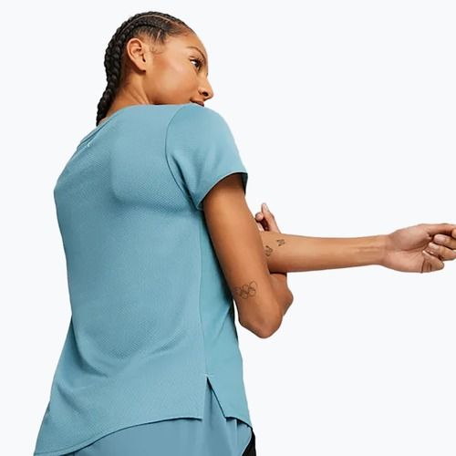 Dámske tréningové tričko PUMA Fit Logo Ultrabreathe bold blue/speed green
