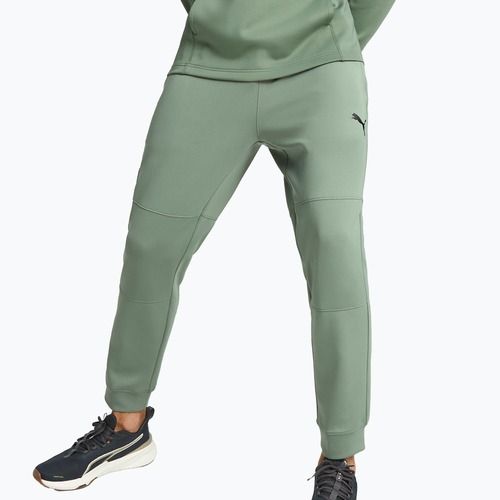 Pánske tréningové nohavice PUMA Fit Double Knit Jogger eucalyptus