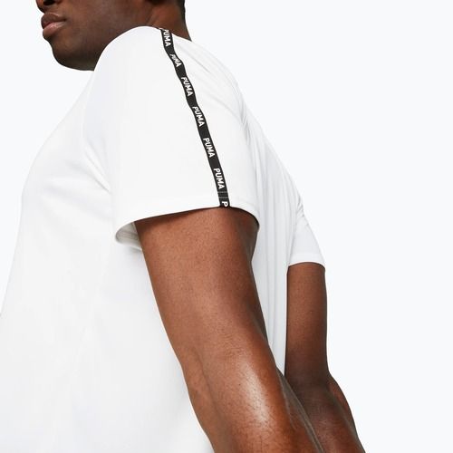 Pánske tréningové tričko PUMA Essentials Taped puma white