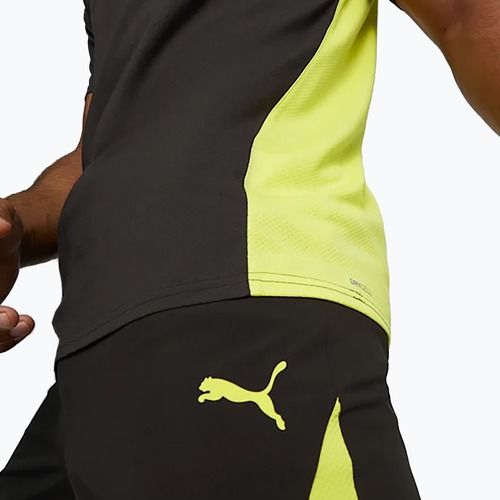 Pánske tréningové tričko PUMA Fit Triblend Ultrabreathe puma black/yellow burst