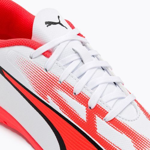 Detské kopačky PUMA Ultra Play IT Jr puma white/puma black/fire orchid