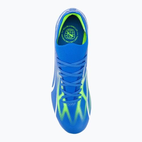 PUMA Ultra Match FG/AG pánske kopačky ultra blue/puma white/pro green