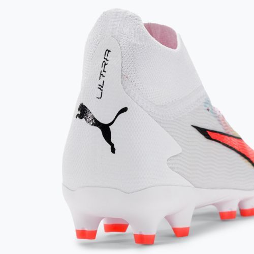 PUMA Ultra Pro FG/AG Jr detské kopačky puma white/puma black/fire orchid