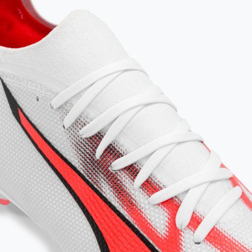 Pánske kopačky PUMA Ultra Match MXSG puma white/puma black/fire orchid