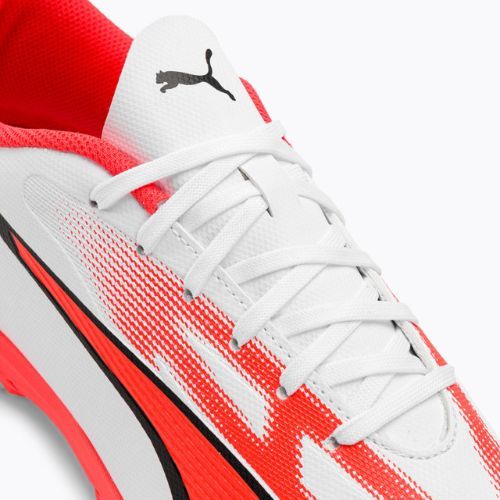 Pánske kopačky PUMA Ultra Play FG/AG puma white/puma black/fire orchid