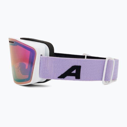 Lyžiarske okuliare Alpina Nendaz Q-Lite S2 white/lilac matt/lavender