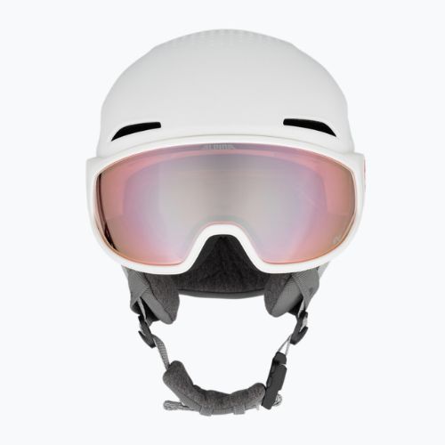 Alpina Oro QV Mips lyžiarska prilba biela matná/voda ružová