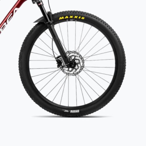 Horský bicykel Orbea Alma H30 2023 metalická tmavočervená/chic white