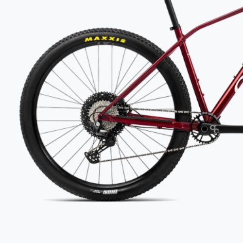 Horský bicykel Orbea Alma H30 2023 metalická tmavočervená/chic white