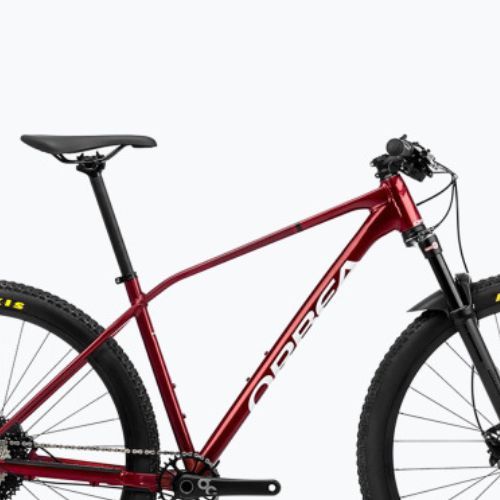 Horský bicykel Orbea Alma H30 2023 metalická tmavočervená/chic white