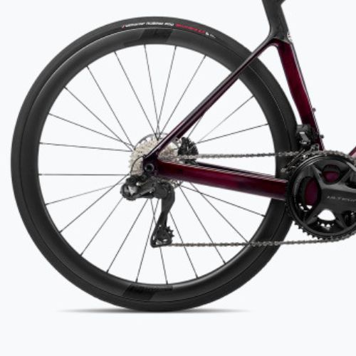 Orbea Orca M20i LTD 2023 červené víno/karbonový cestný bicykel raw