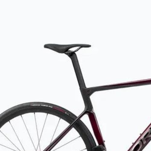 Orbea Orca M31e LTD 2023 červené víno / karbón raw cestný bicykel