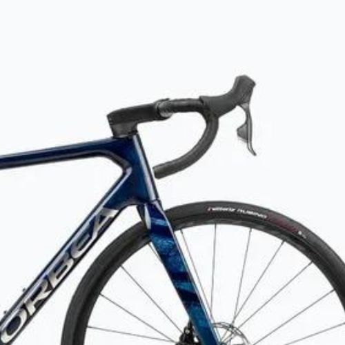 Orbea Orca M31e Team 2023 blue carbon view/titan cestný bicykel