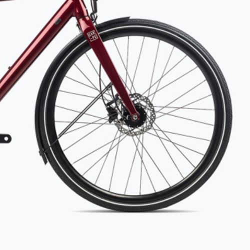 Mestský bicykel Orbea Carpe 15 2023 metalická tmavočervená