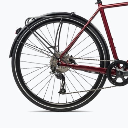 Mestský bicykel Orbea Carpe 15 2023 metalická tmavočervená