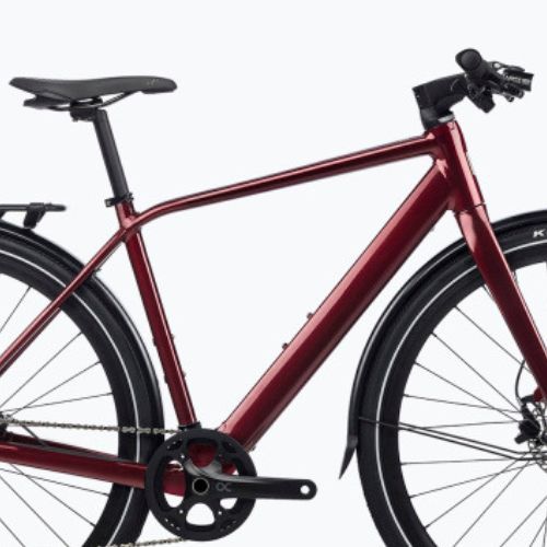 Orbea Vibe H30 EQ 36V 248Wh 2023 metalický tmavočervený elektrický bicykel