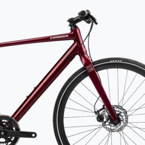Mestský bicykel Orbea Vector 30 2023 metalická tmavočervená