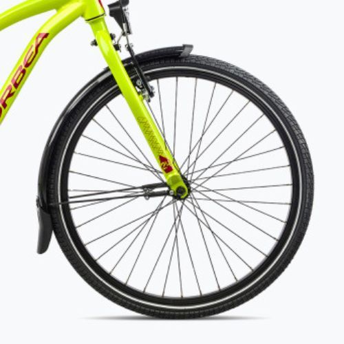 Detský bicykel Orbea MX 24 Park 2023 limetkovo zelená/červený melón