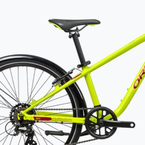 Detský bicykel Orbea MX 24 Park 2023 limetkovo zelená/červený melón