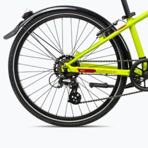 Detský bicykel Orbea MX 24 Park 2023 limetkovo zelená/červený melón