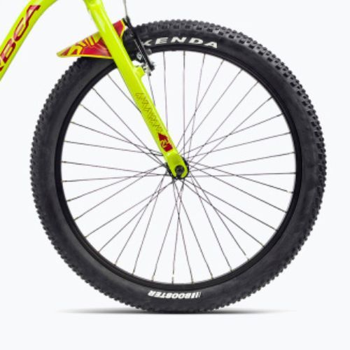 Detský bicykel Orbea MX 24 Team 2023 limetkovo zelená/červená