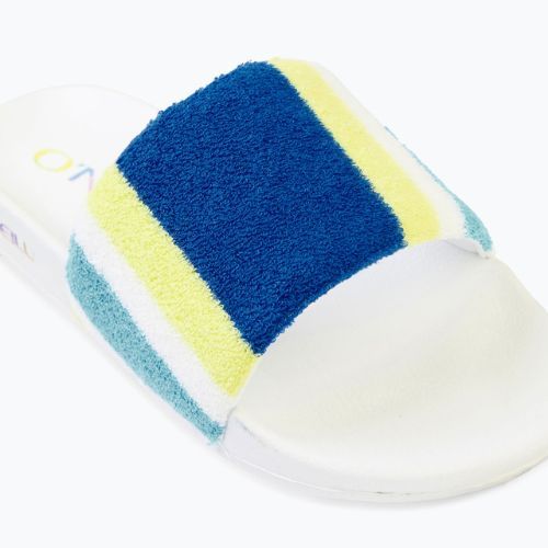 Dámske žabky O'Neill Brights Slides blue towel stripe