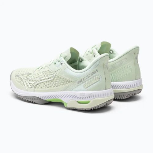 Dámska tenisová obuv Mizuno Wave Exceed Tour 5 CC ambroshia / silver / techno green