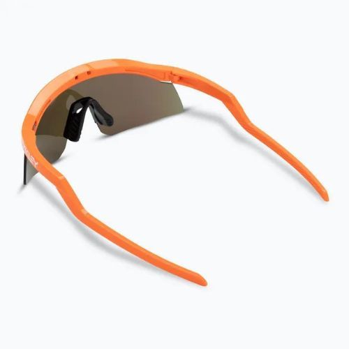 Slnečné okuliare Oakley Hydra neónovo oranžové/prismové zafírové