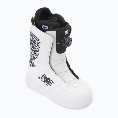 Dámske topánky na snowboard DC Phase Boa white/black print